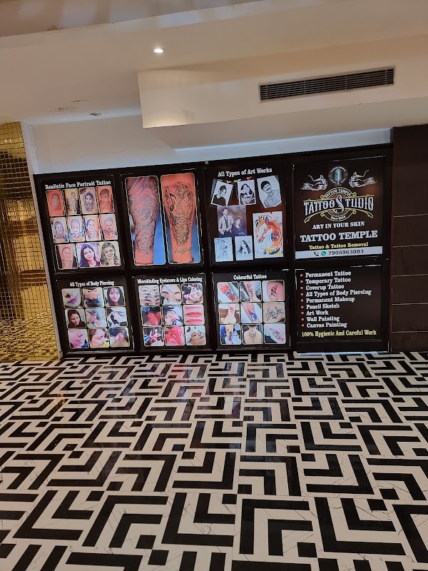 TATTOO TEMPLE - TATTOO SHOP/TATTOO ARTIST/BEST TATTOO REMOVAL/NEAR BY/PIERCING/PERMANENT MAKEUP SHOP IN KANPUR — laser tattoo removal clinic in Kanpur